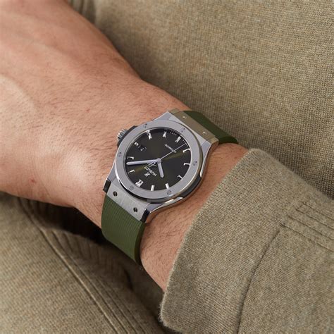 hublot green go|Classic Fusion Titanium Green 45 mm .